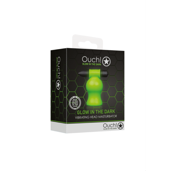 Vibrerende Hoofd Masturbator - Glow in the Dark - Afbeelding 2