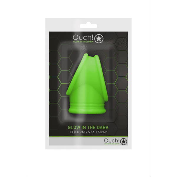 Cockring  Ball Strap - Glow in the Dark - Afbeelding 2