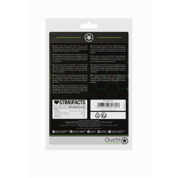 Cockring  Ball Strap - Glow in the Dark - Afbeelding 3