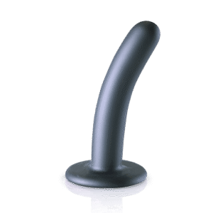 Zachte Siliconen G-Spot Dildo - 5'' / 12 cm - Gunmetal