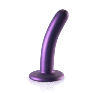 Zachte Silikon G-Spot Dildo - 5'' / 12 cm - Metallic Paars