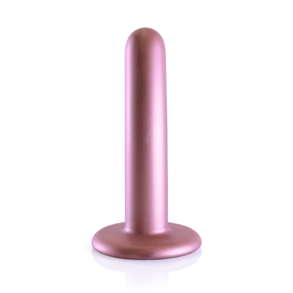 Smooth Silicone G-Spot Dildo - 5'' / 12 cm - Roségoud - Afbeelding 4