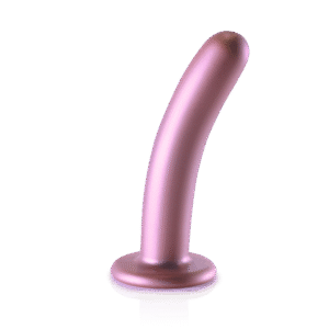 Glad Silicone G-Spot Dildo - 6'' / 14,5 cm - Rose Gold