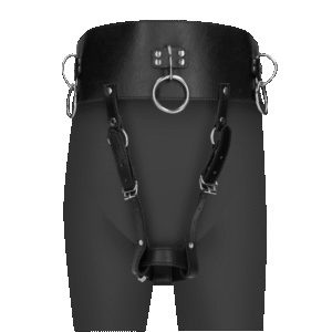 Riem met Vibrator Houder - Zwart