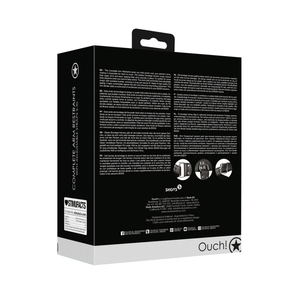 Complete Arm Restraints - Zwart - Afbeelding 3