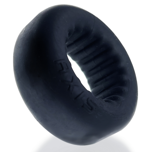 Axis - Inner Ribbed Griphold Cockring - Black Ice - Afbeelding 4