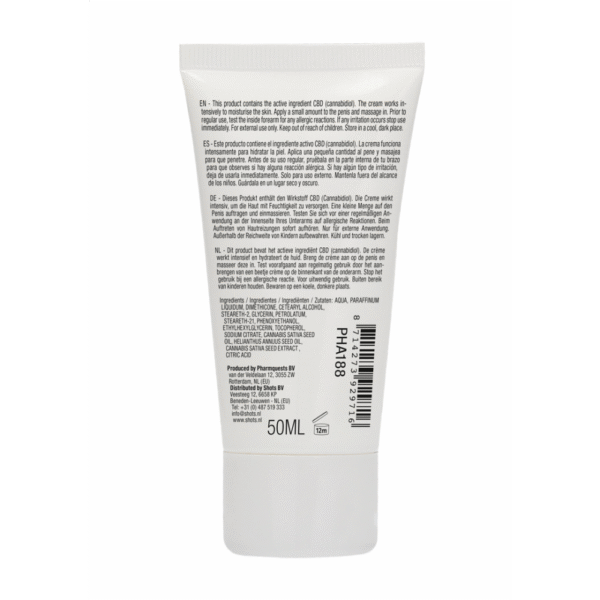 Natuurlijke CBD - Masturba crème voor Hem - 2 fl oz / 50 ml - Afbeelding 3