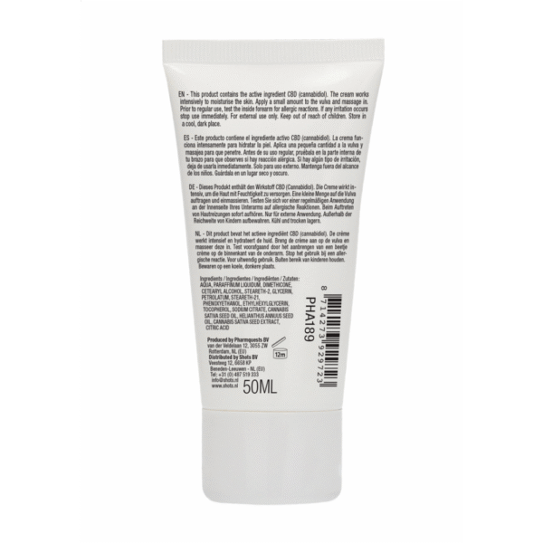 Natuurlijke CBD - Masturbatiecrème voor Haar - 2 fl oz / 50 ml - Afbeelding 3