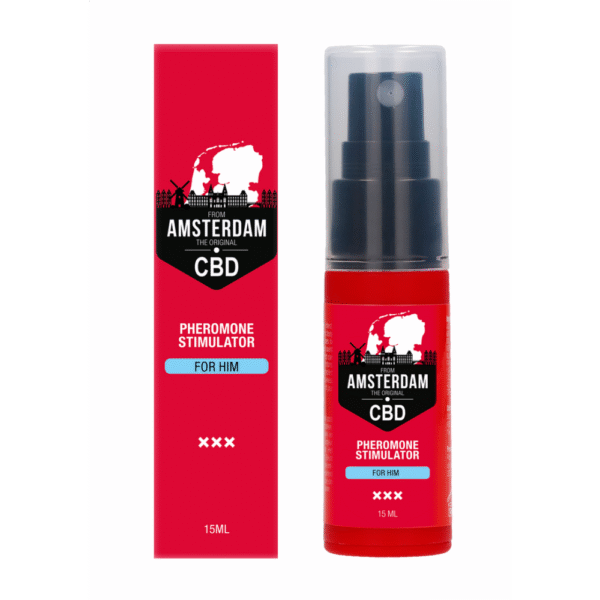Original CBD Amsterdam Pheromone Stimulator voor Hem - 0,5 fl oz / 15 ml