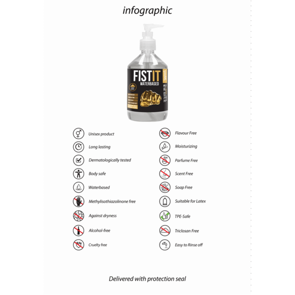 Waterbased glijmiddel - 17 fl oz / 500 ml - Afbeelding 3