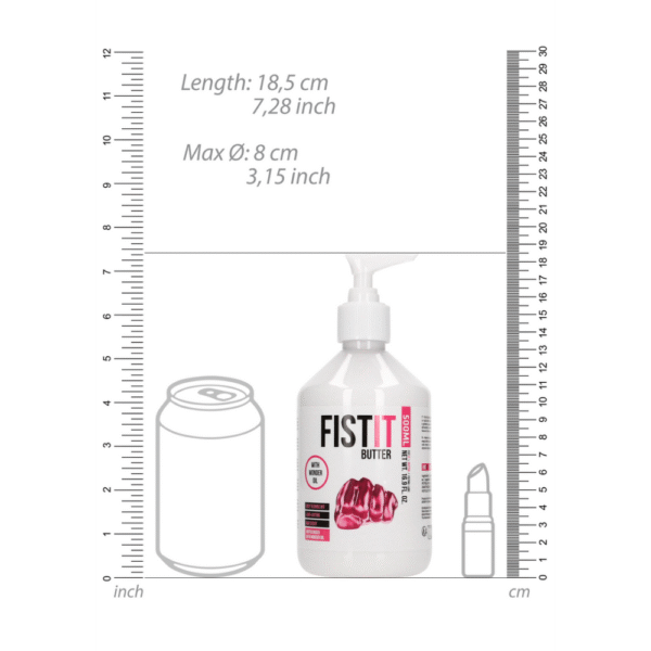 Waterbased Sliding Butter - 500 ml - Pomp - Afbeelding 5