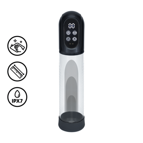 Engage - Automatische Waterdichte Penis Pomp en Masturbator - Gun Metal