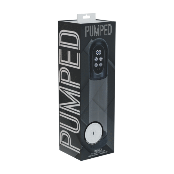 Engage - Automatische Waterdichte Penis Pomp en Masturbator - Gun Metal - Afbeelding 2