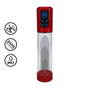 MegaLift - Automatische Waterdichte Penis Pomp - Metallic Rood