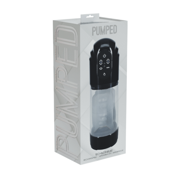 TechnoThrust - Automatische Waterdichte Masturbator Pomp - Zwart - Afbeelding 2