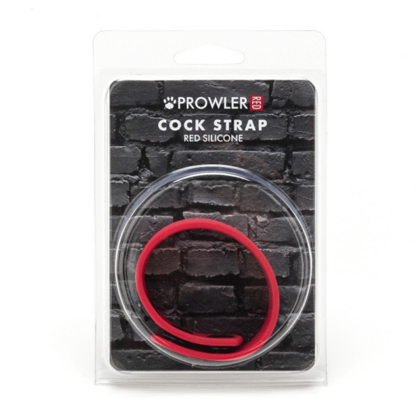 Silicone Cock Strap - Rood - Afbeelding 2