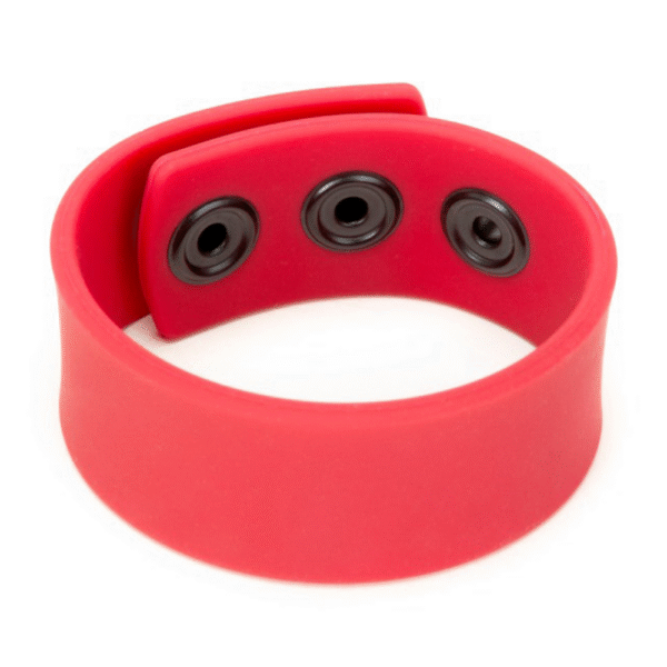 Silicone Cock Strap - Rood - Afbeelding 4