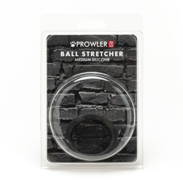 Silicone Ball Stretcher - Medium - Zwart - Afbeelding 2