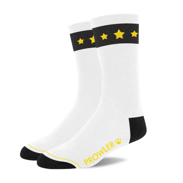Gold Star Sokken - Wit/Zwart/Goud