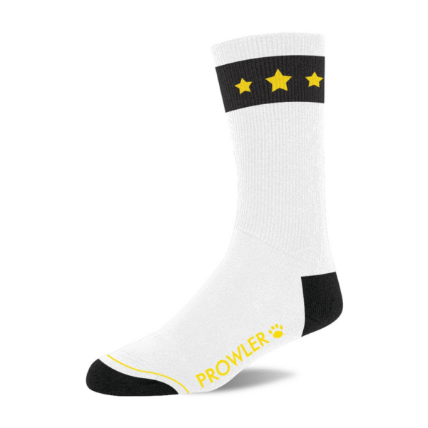 Gold Star Sokken - Wit/Zwart/Goud - Afbeelding 2