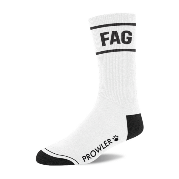 Fag Sokken - Wit/Zwart - Afbeelding 2