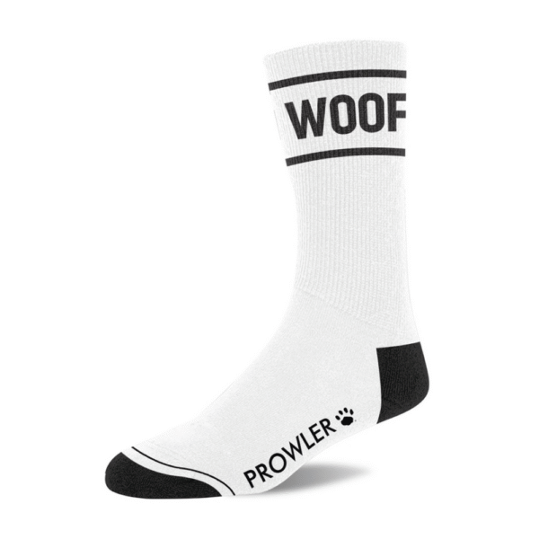 WOOF Sokken - Wit/Zwart - Afbeelding 2