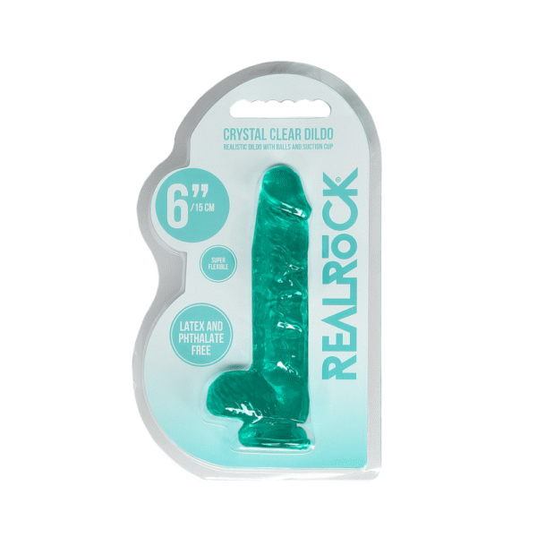 Realistische Dildo met Ballen - 6 / 15 cm - Afbeelding 2
