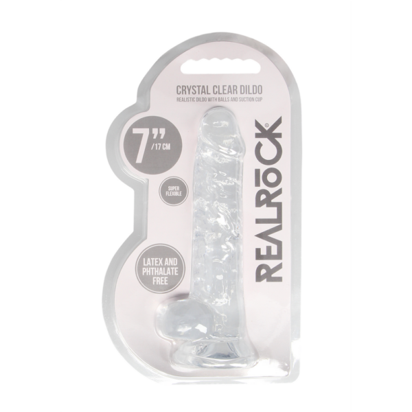 Realistische Dildo met Ballen - 7 / 18 cm - Afbeelding 2