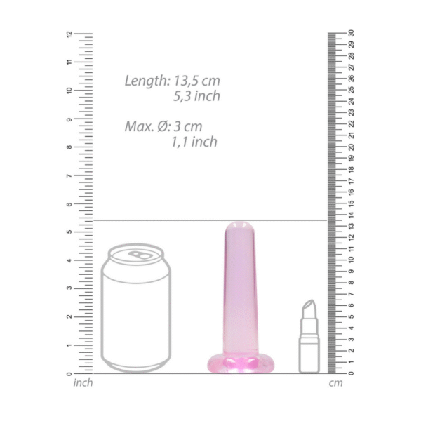 Niet-realistische dildo met zuignap - 5 / 13,5 cm - Afbeelding 4