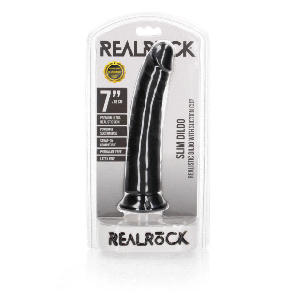 Slim Realistic Dildo met Zuignap - 7 / 18 cm - Afbeelding 2