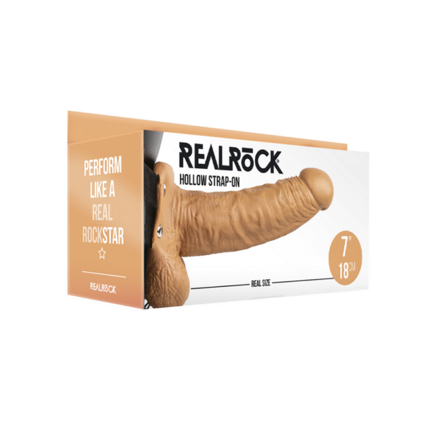 Hollow Strap-On met Ballen - 7 / 18 cm - Afbeelding 2