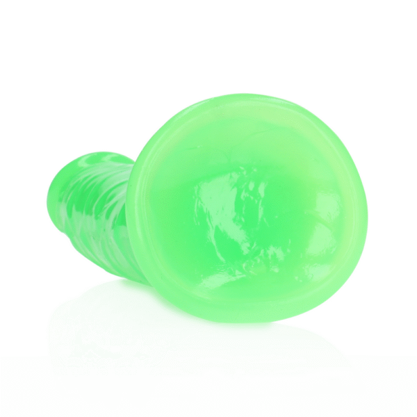 Slank Realistisch Dildo met Zuignap - Glow in the Dark - 7'' / 18 cm - Afbeelding 5