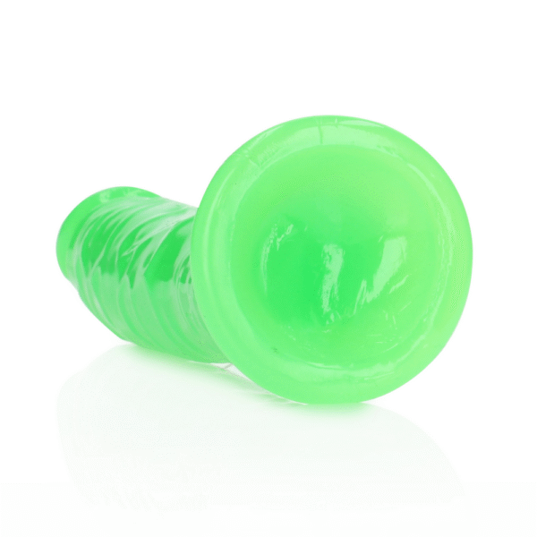 Slank Realistisch Dildo met Zuignap - Glow in the Dark - 8'' / 20 cm - Afbeelding 5