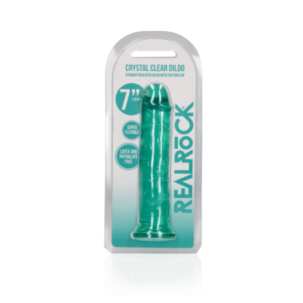 Rechtdoor Realistische Dildo met Zuignap - 7'' / 18 - Afbeelding 2