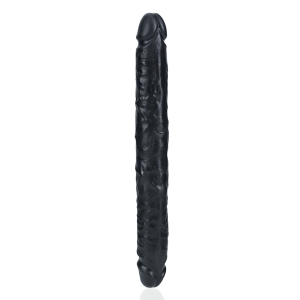Slim Double Ended Dong 12 / 30,5 cm - Zwart