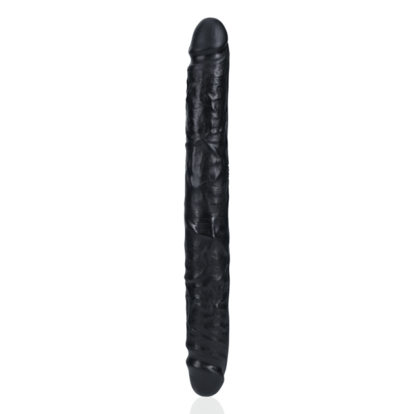 Slim Double Ended Dong 12 / 30,5 cm - Zwart - Afbeelding 5