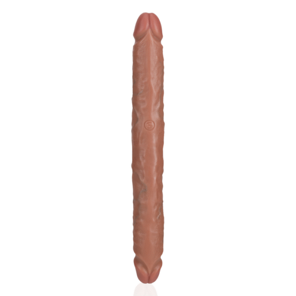 Slim Double Ended Dong 12 / 30,5 cm - Tan - Afbeelding 4