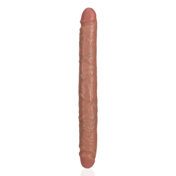 Slim Double Ended Dong 12 / 30,5 cm - Tan - Afbeelding 5