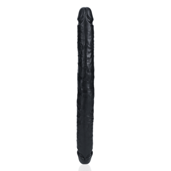 Slim Double Ended Dong 14 / 35,6 cm - Zwart - Afbeelding 4