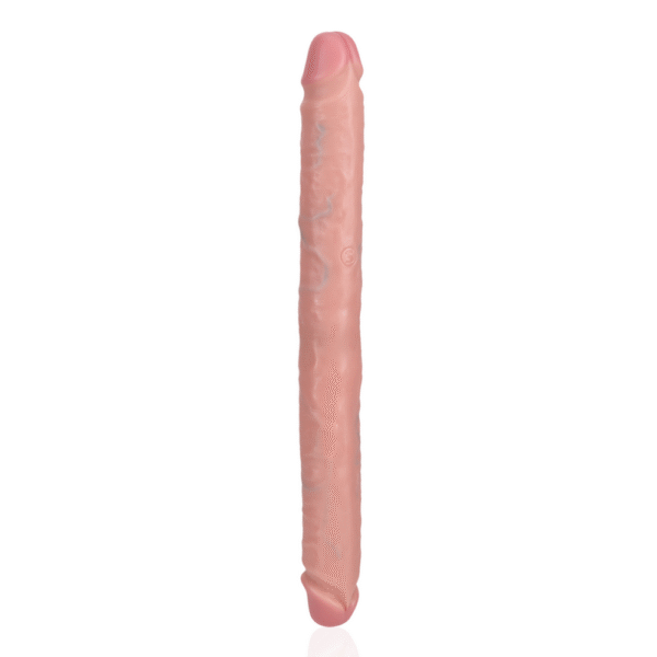 Slim Dubbel Eindige Dildo 14 / 35,6 cm - Vleeskleurig