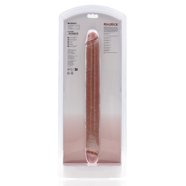 Slim Double Ended Dong 14 / 35,6 cm - Tan - Afbeelding 3