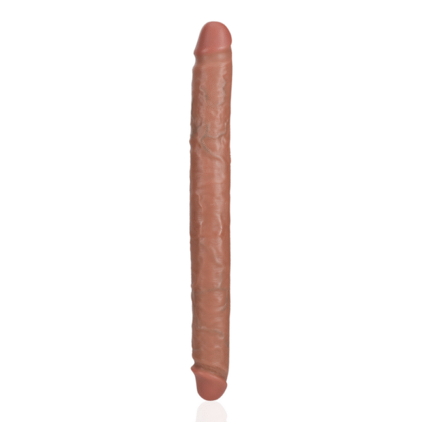 Slim Double Ended Dong 14 / 35,6 cm - Tan - Afbeelding 5