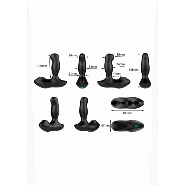 Revo Air - Draaibare Prostaat Massager met Suction en Remote Control - Afbeelding 4
