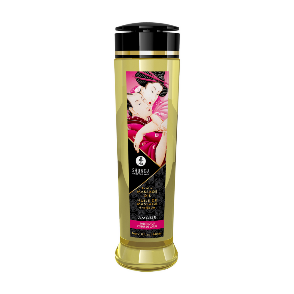 Erotische Massageolie - Sweet Lotus - 8 fl oz / 240 ml - Afbeelding 3