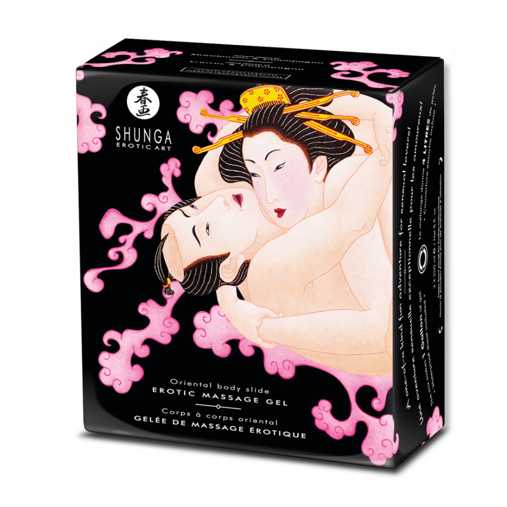 Body to Body Massage - Aardbei Sprankelende Wijn - 2 Stuks van 7,6 fl / 225 ml - Afbeelding 2