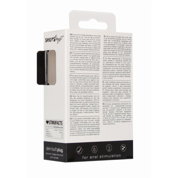 Slim Beginner Butt Plug - Afbeelding 3