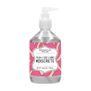 Ja, ik gebruik glijmiddel #Discrete - Waterbasis Glijmiddel - 17 fl oz / 500 ml