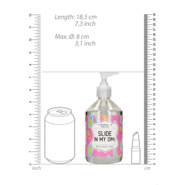 Slide In My DMs - Waterbased Lubricant - 17 fl oz / 500 ml - Afbeelding 4