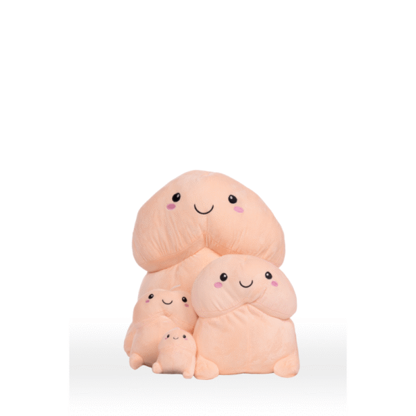 Korte Penis Plushie 4''/ 10 cm - Afbeelding 3