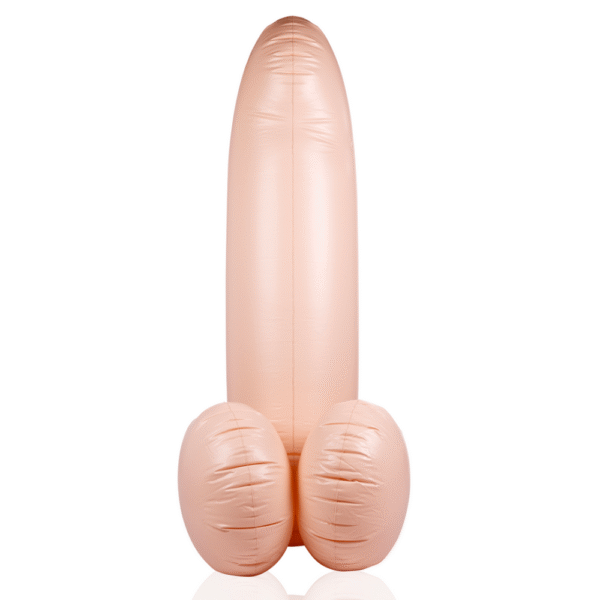 Opblaasbare Dildo - 55''/ 140 cm - Vleeskleur - Afbeelding 4